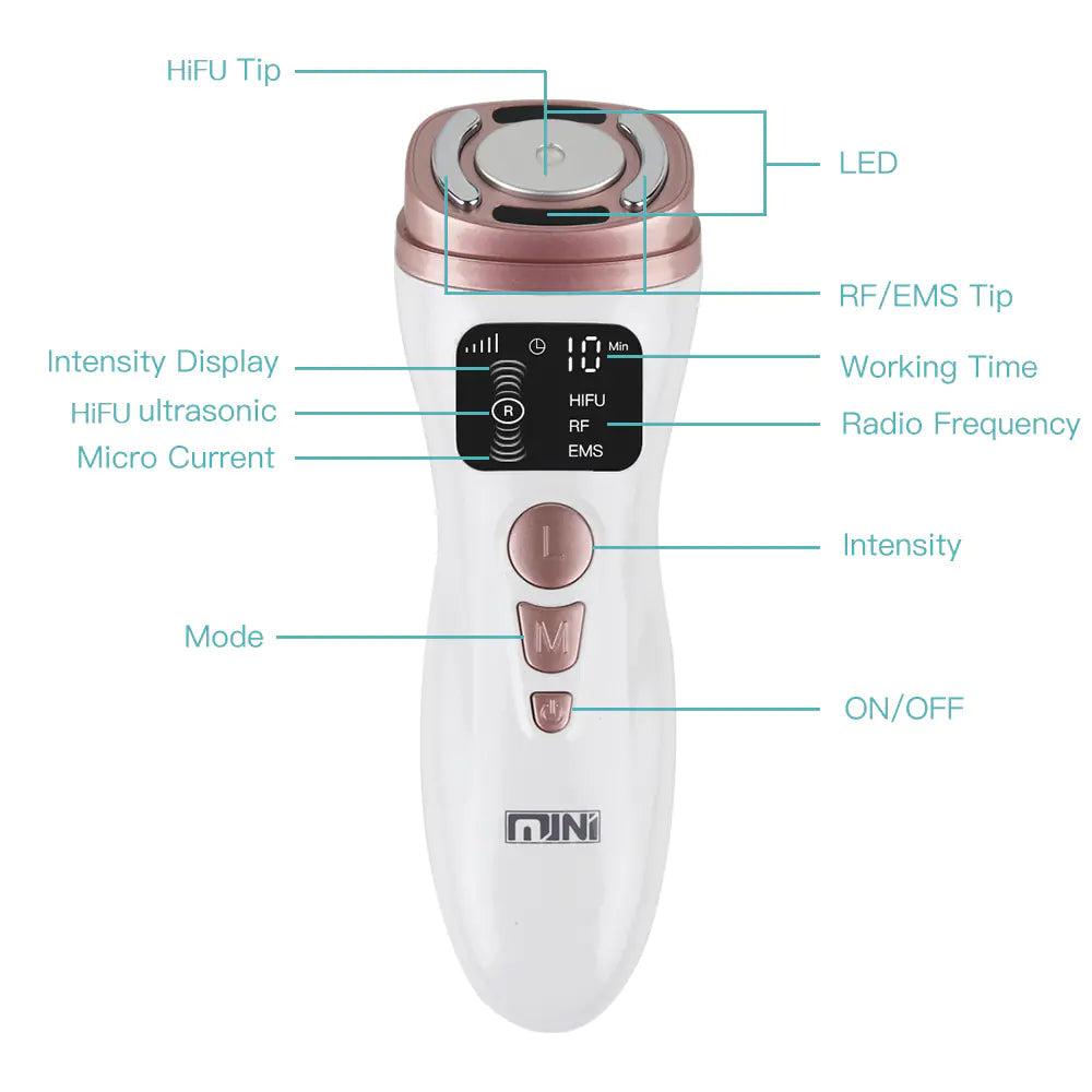 Mini HIFU RF Ultrasound Sculpting Beauty Booster